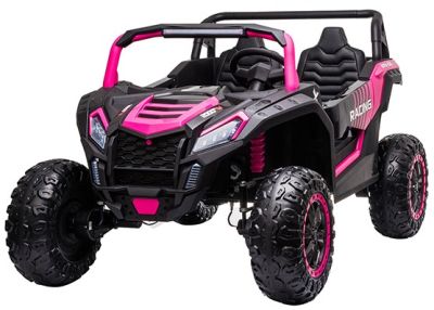 Elektrische Kinderbuggy PhantomXL 24V 4X4 Roze 2 Persoons
