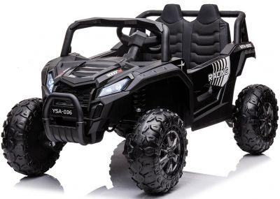 Elektrische Kinderbuggy Phantom 4X4 Zwart 2 Persoons