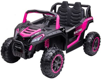 Elektrische Kinderbuggy Phantom 4X4 Roze 2 Persoons