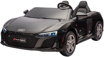 Elektrische kinderauto Audi R8 XXL 2 persoons 24V EVA banden Zwart met RC
