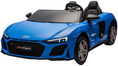 Elektrische kinderauto Audi R8 XXL 2 persoons 24V EVA banden Blauw met RC