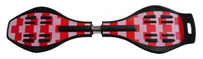 Waveboard Checker Rood/Wit