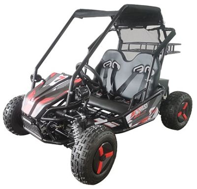 Elektrische Buggy Gobi Rood 2 persoons 60V 2000W