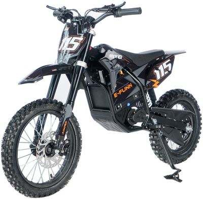 Midi Cross Bike JUMPER Flash PRO Oranje 1600W Brushless 48Volt Li-Ion 