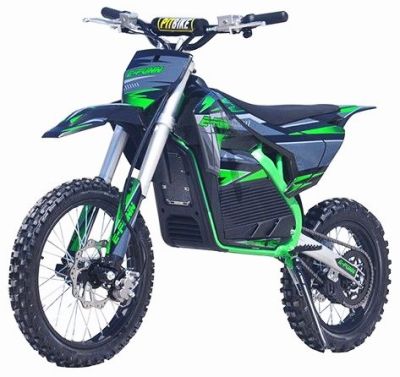 Maxi Cross Bike JUMPER PRO SuperSport Groen 5000W Brushless 72Volt Li-Ion 