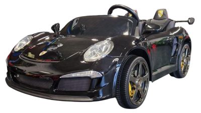 Accu Auto Porsche RUF Zwart Metallic 4X4 24 Volt 2 persoons