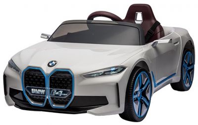 Elektrische Kinderauto BMW i4 Wit  4X4 12V