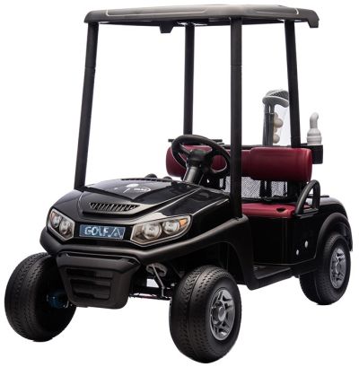 Elektrische Kinderauto Golfkar 24V 4X4 zwart