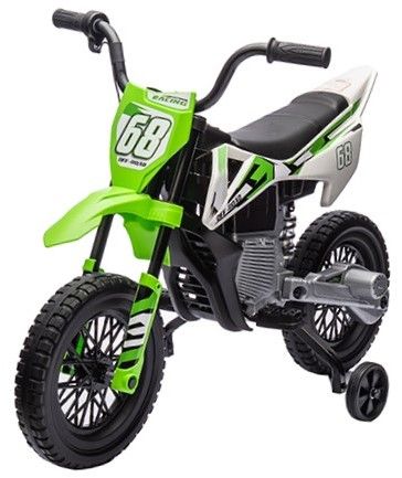 Elektrische Kindermotor Cross Bike Off-road Groen 12Volt