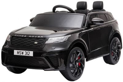 Accu Kinderauto SUV Range Rover Velar Zwart Metallic
