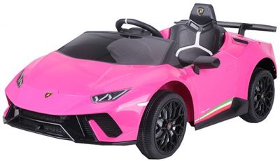 Elektrische Kinderauto Lamborghini Huracan Performante Roze 4X4 12Volt