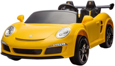 Accu Auto Porsche RUF Speed Geel 4X4 24 Volt 2 persoons