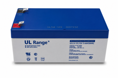 Z Accu PRO 12 volt 3,4Ah Schuif-Aansluiting