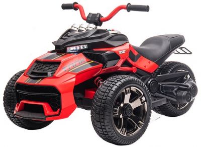 Elektrische Kindermotor Trike met RC 12 Volt Rood