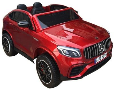 Elektrische Kinderauto MERCEDES GLC63-AMG 4X4  MP4 Rood Metallic 2 Persoons