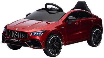 Accu Kinderauto Mercedes CLA45s AMG Rood metallic