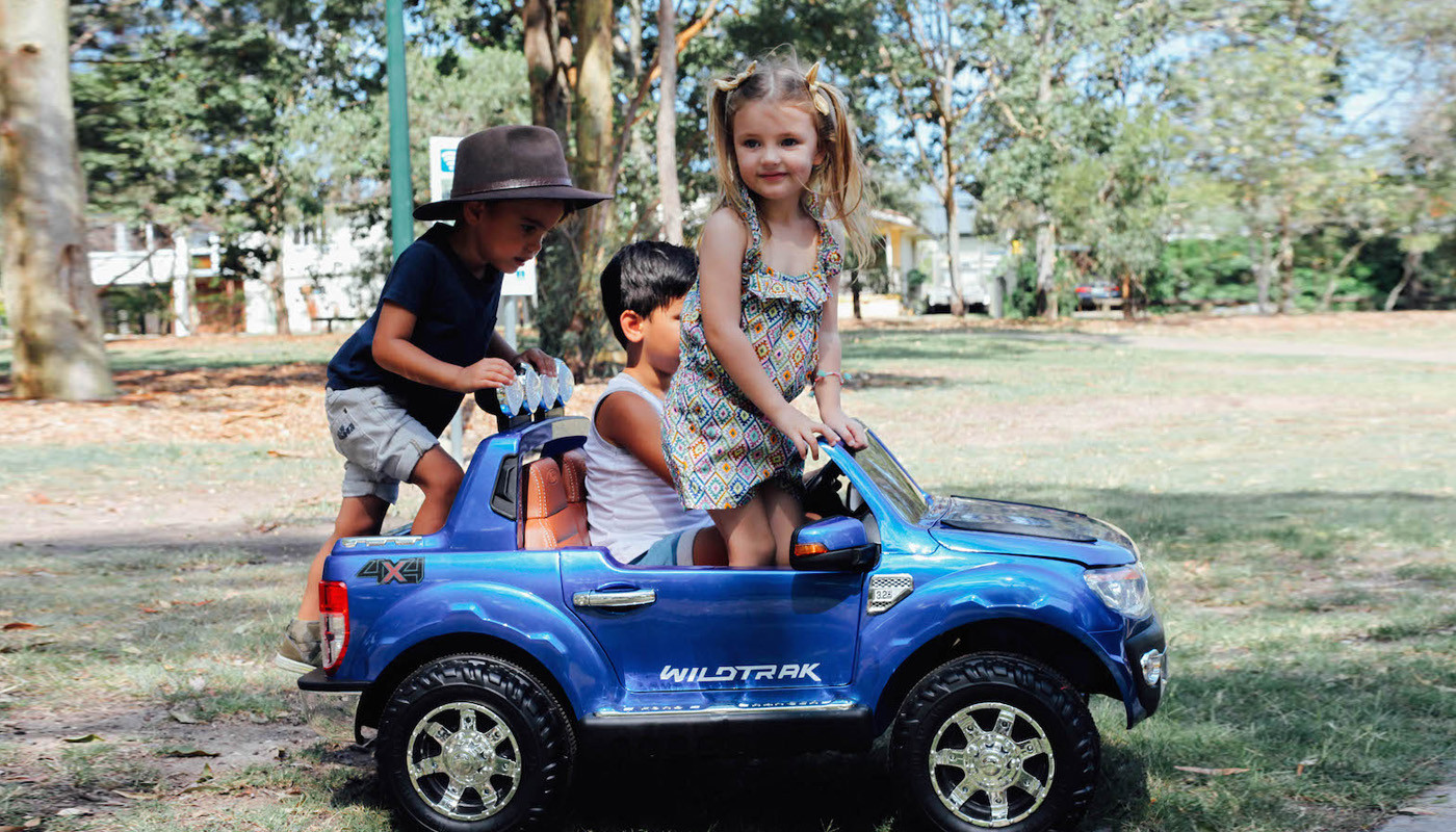 Elektrische kinderauto Jeep